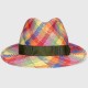 BORSALINO - FEDERICO PANAMA SEMICROCHET CINTA CHEVRON