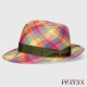 BORSALINO - FEDERICO PANAMA SEMICROCHET CINTA CHEVRON