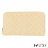 【BOTTEGA VENETA】PORTAFOGLIO CON ZIP IN PELLE CON MOTIVO INTRECCIATO