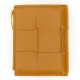 【BOTTEGA VENETA】BI-FOLD LEATHER WALLET WITH ZIPPER