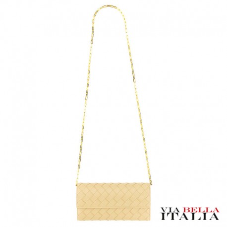 【BOTTEGA VENETA】CASSETTE WALLET WITH CHAIN