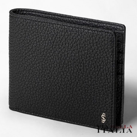 SERAPIAN MILANO - 8-CARD BILLFOLD WALLET IN CACHEMIRE LEATHER
