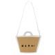 【MARNI】 ロゴ ラフィアトートバック スモール