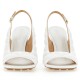 【BOTTEGA VENETA】QUILTED LEATHER SLINGBACK PADDED SANDAL