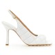 【BOTTEGA VENETA】QUILTED LEATHER SLINGBACK PADDED SANDAL
