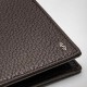 SERAPIAN MILANO - 4-CARD BILLFOLD WALLET WITH COIN POUCH IN CACHEMIRE LEATHER