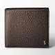 SERAPIAN MILANO - 4-CARD BILLFOLD WALLET WITH COIN POUCH IN CACHEMIRE LEATHER
