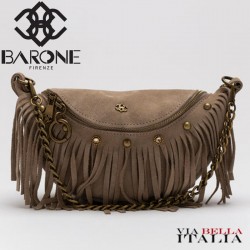 【BARONE FIRENZE】Bea Camoscio Borchie Taupe