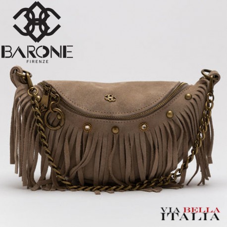 【BARONE FIRENZE】BEA ヌバックボディバック