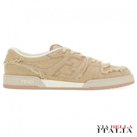 FENDI -FENDI MATCH LOW TOP CANVAS SNEAKER