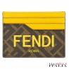 FENDI - PORTACARTE FF IN PELLE