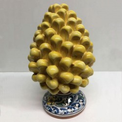 カルタジローネ陶器 Pigna 幸運を呼ぶ松ぼっくり