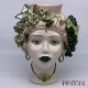 Ceramica di Caltaginone Testa di Moro H 29 CM Queen