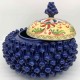 Caltaginone ceramic Pigna Biscuit jar H 23cm