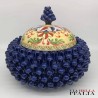 Caltaginone ceramic Pigna Biscuit jar H 23cm