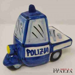 APE POLICE IN CALTAGIRONE CERAMIC