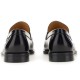 FERRAGAMO - GANCINI LEATHER LOAFER