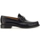 FERRAGAMO - GANCINI LEATHER LOAFER
