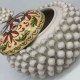 Caltaginone ceramic Pigna Biscuit jar H 23cm