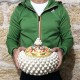 Caltaginone ceramic Pigna Biscuit jar H 23cm