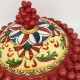 Caltaginone ceramic Pigna Biscuit jar H 23cm