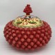 Caltaginone ceramic Pigna Biscuit jar H 23cm