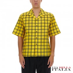 MARNI - CAMICIA IN POPELINE DI COTONE CON STAMPA CHECK