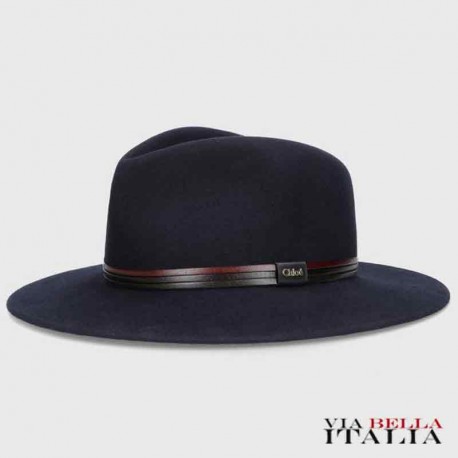 【Borsalino X Chloé】COUNTRY CINTA IN PELLE
