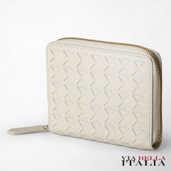 SERAPIAN MILANO - MINI ZIP WALLET IN MOSAICO