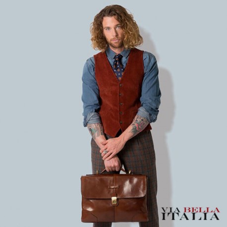 【THE BRIDGE】BRIEFCASE VESPUCCI