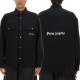 【PALM ANGELS】CAMICIA IN LANA CON LOGO