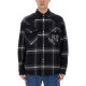 【PALM ANGELS】MONOGRAM SHIRT WITH CHECK PATTERN