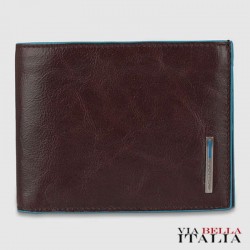 【PIQUADRO】レザー 二つ折りウォレット