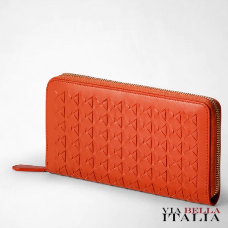 SERAPIAN MILANO - CONTINENTAL WALLET IN MOSAICO