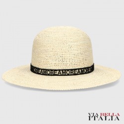 【Borsalino】Noa Rafia Crochet