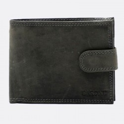 【BARONE FIRENZE】PORTAFOGLIO OLEATO CON BOTTONE