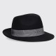 BORSALINO - Federico Alessandria Brushed Felt With Striped Hatband