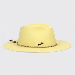 BORSALINO -Agata Feltro Rasato con Cinta in Pelle