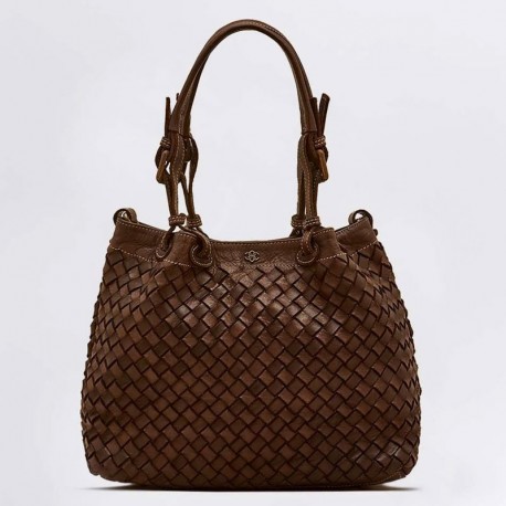 【MARNI】 TRUNK BRUSHED TRICOLOR LEATHERBAG