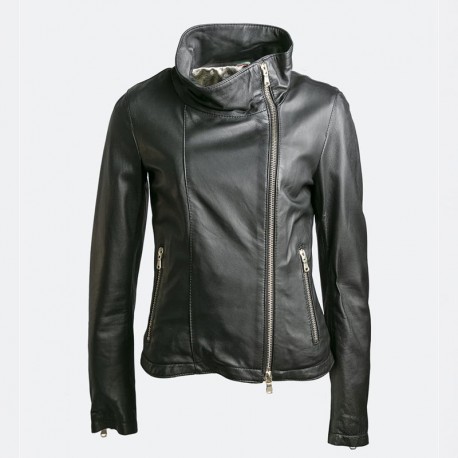 【BARONE FIRENZE】SALLY BIS COLLO OROレザージャケット