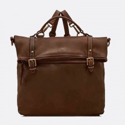 【BARONE FIRENZE】ショルダーリュックバック ZAINO BRN - 50