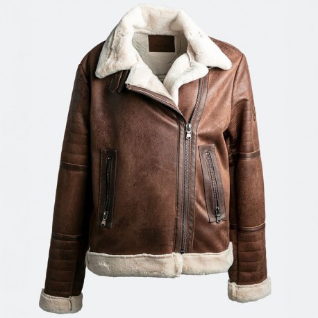【BARONE FIRENZE】Chiodo Gold Shearling Style TDM