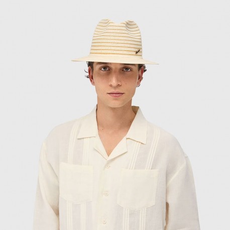 BORSALINO - Miami Raffia Flat Beret