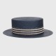 BORSALINO - Boater Braided Straw Medium Brim