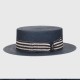 BORSALINO - Boater Braided Straw Medium Brim