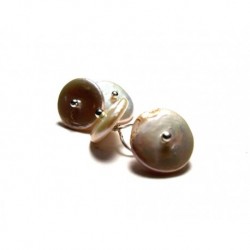 Cufflinks with freshwater pearls