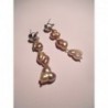 Earrings with baroque pearls