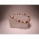 Bracciale con perle, granato e ametista