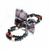 Collana di due fili con ematite, perle e madrepora