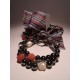 Necklace with hematite, pearls and madrepora